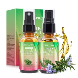 High Quality Rosemary Oil Orginal Anti Dandraf Hair Loss Serum Natural Hair Straightener Oil Set for Back Hair