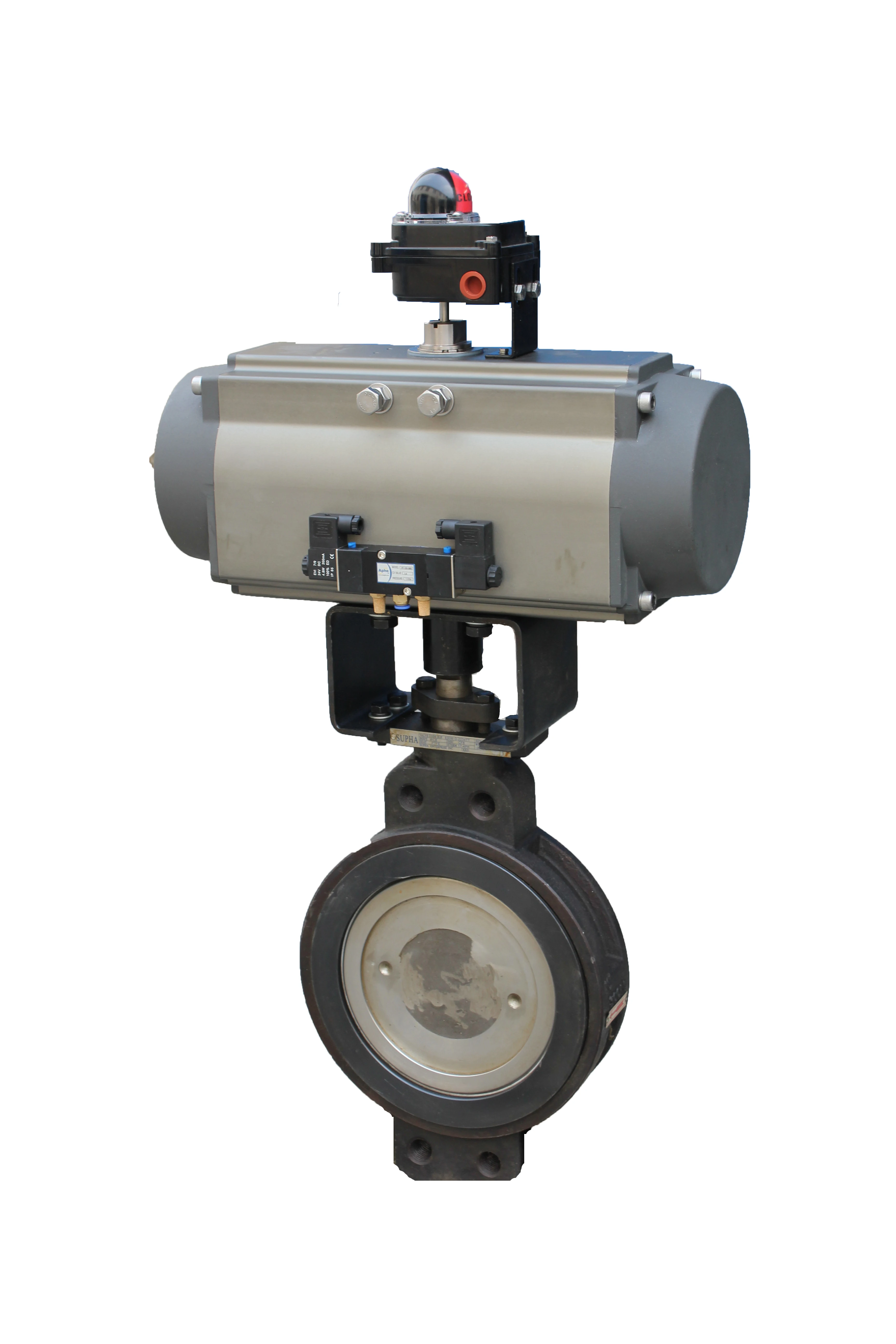 New Arrival Pressure Reducing Gas Pneumatic Stainless Steel Wafer Butterfly Valve