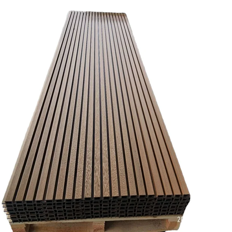 2022 luxury wpc wall panel co-extrusion wood facade wall cldding anti-UV K219/26A
