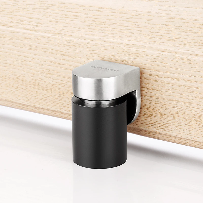 Powerful Door Suction Catch Invisible Anti-collision Stainless Steel Magnetic Door Stopper