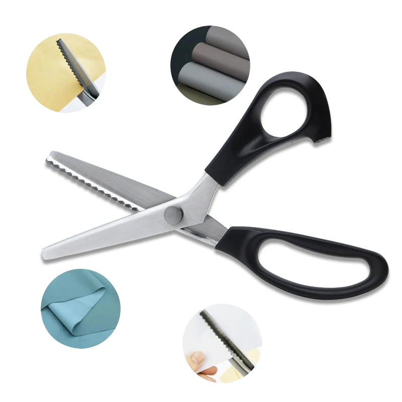 Hot Sale Fabric Lace Scissors Wave Flower Tooth Serrated Scissors Sewing Tailor Scissors