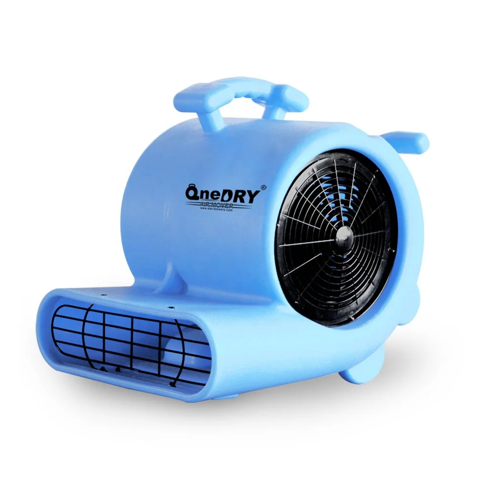 Portable industrial commercial plastic cleaning air mover 2.9 amp carpet dryer floor fan blowers