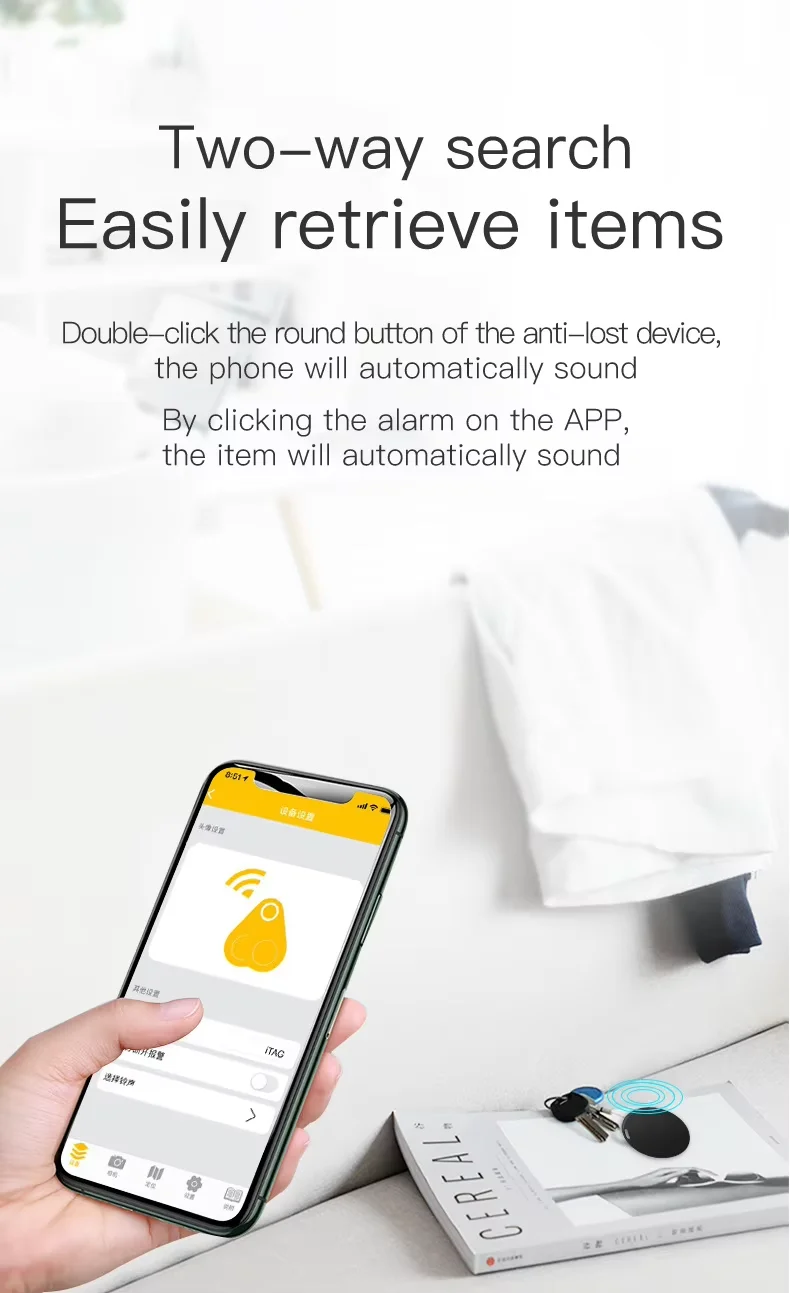 Smart Finder Key Wallet Pets Wireless Mini Location Tracker Mini Bluetooth Tracker Anti Lost
