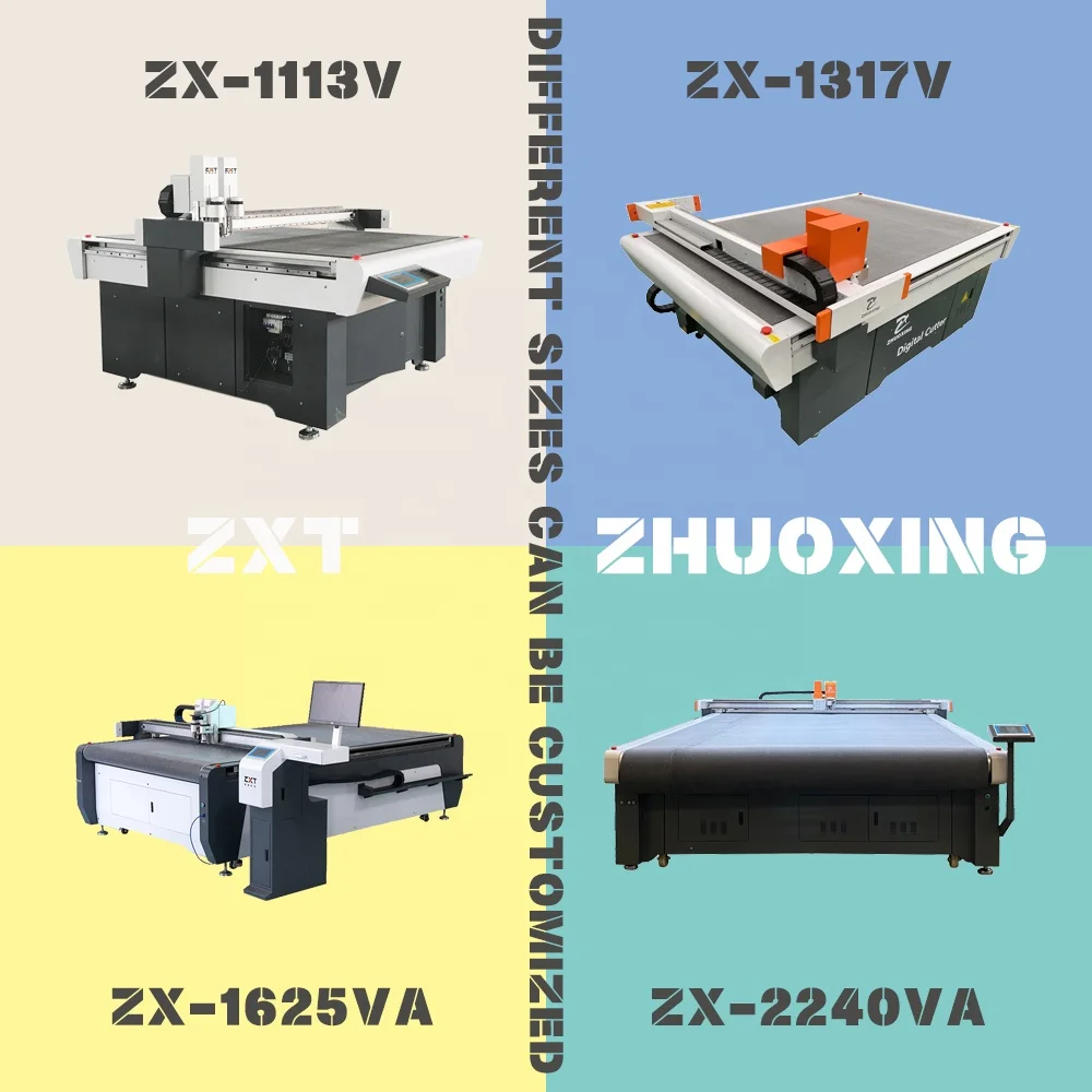 Высококачественный планшетный цифровой резак ZHUOXING 1625 1113 автоматическая машина для резки прокладок с ЧПУ резины пробки асбеста