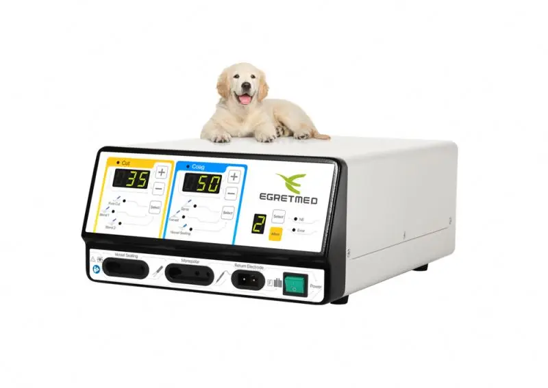 Портативный высокочастотный ветеринарный инструмент моно и биполярный электрохирургический аппарат для ухода за животными