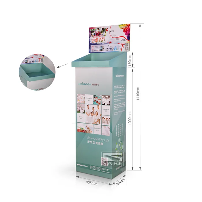 
Exhibition paper cardboard perfume display stands for sale 