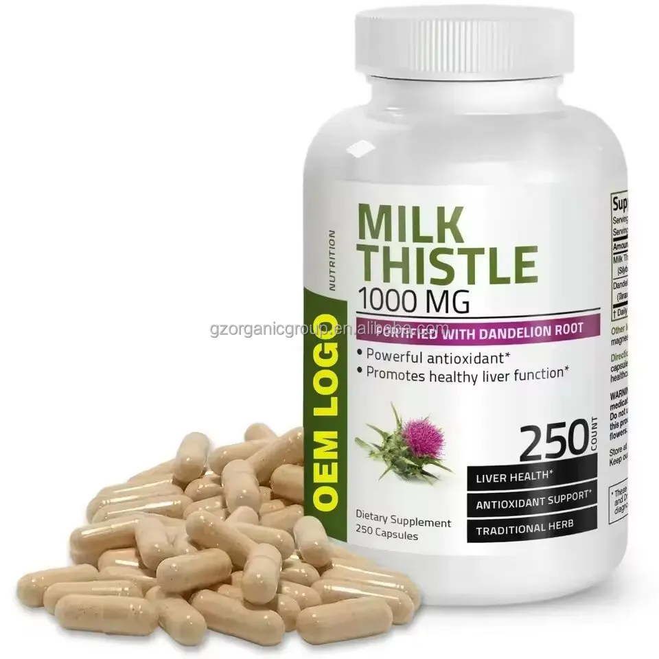 120 силимарина 1000 мг в капсулах для поддержания здоровья печени антиоксидантный эффект детоксикации