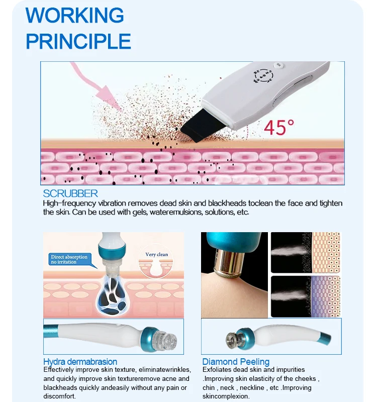 Top Quality 14 in 1 Beauty Facial Equipment Salon Facial Deep Cleaning Machine