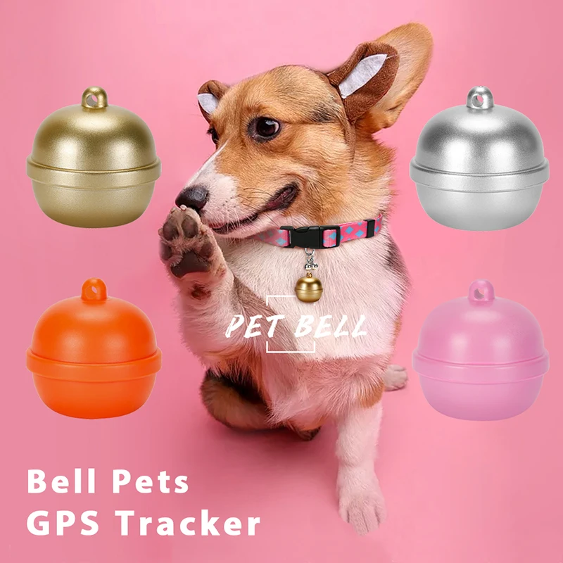 Smart Cool Design Ring Bell GPS Tracker Anti-Lost precise Positioning Collar for pets children School Bag with small moq