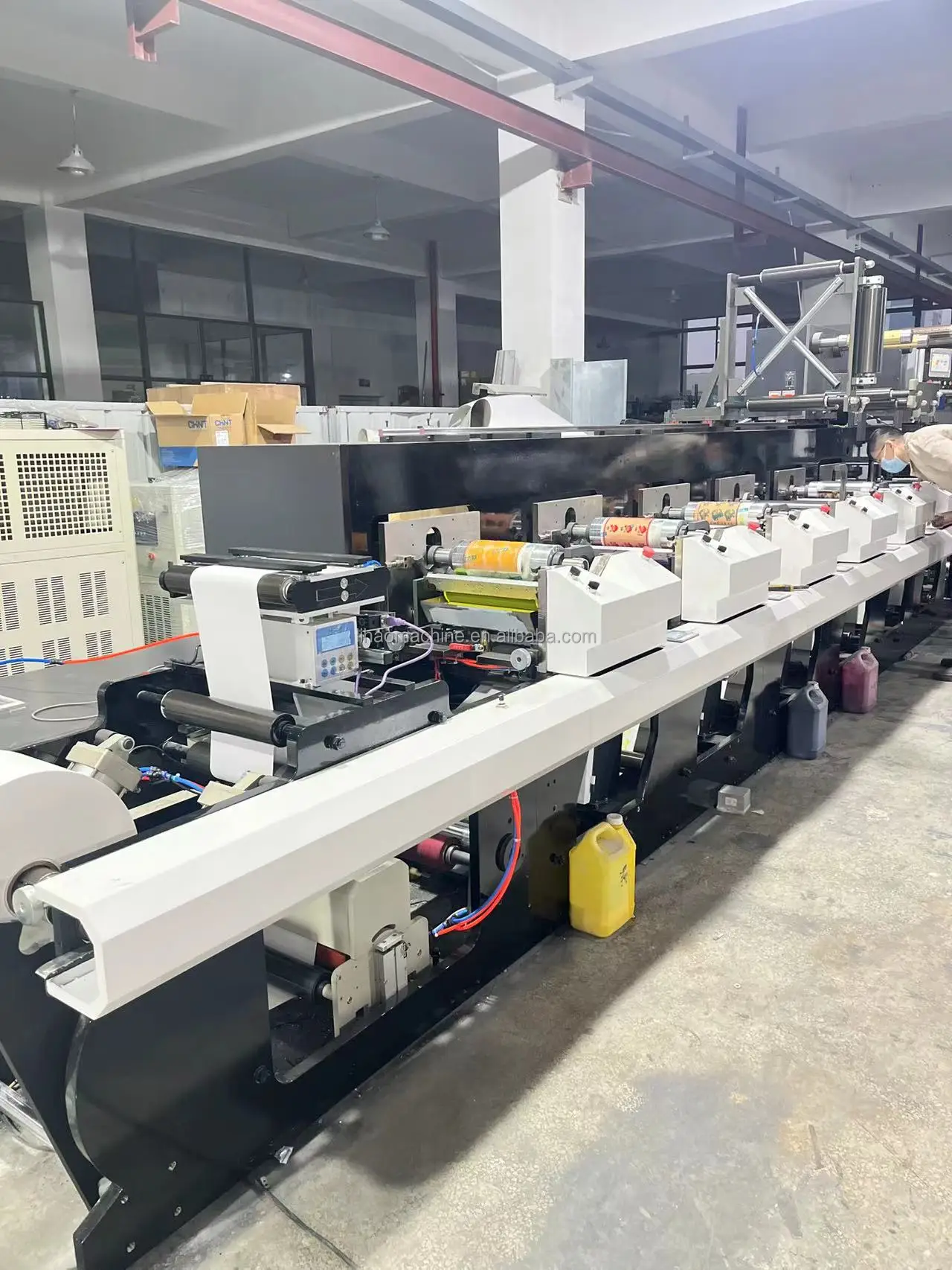 Full Servo 6 Colors Label Flexo Printing Machine
