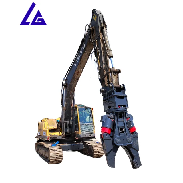 CAT320 330 360 degree rotating excavator shear demolation shear steel bar shear for scrap metal cutting