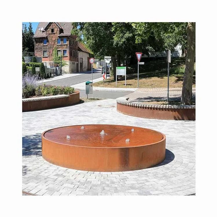 Garden Landscape Home Fountain Corten Steel Waterfall Water Fountain For Home Garden Landscape