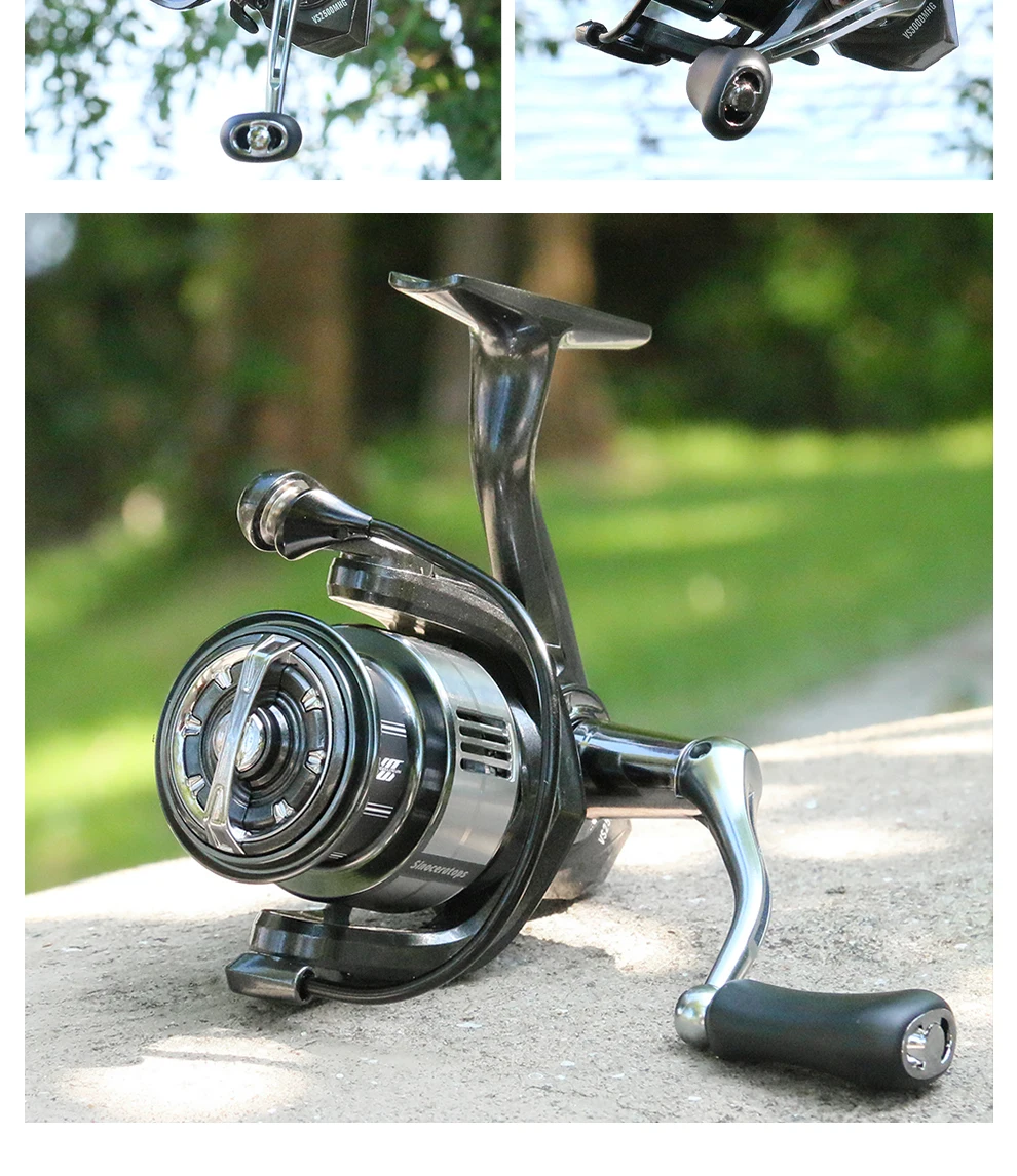 Fishing Reel Nylon Body Aluminum Fishing Tackle Deep Sea Accessories Bait  Spinning Reel