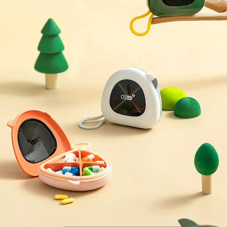 Эфирное бытовое оборудование коробка для лекарств портативный карманный распределитель таблеток симпатичный сортировщик напоминание