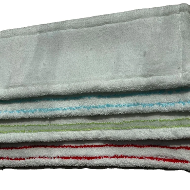 Hot Selling Good Quality Cleaning Microfiber Water Absorption Flat Mop Woven Fabric