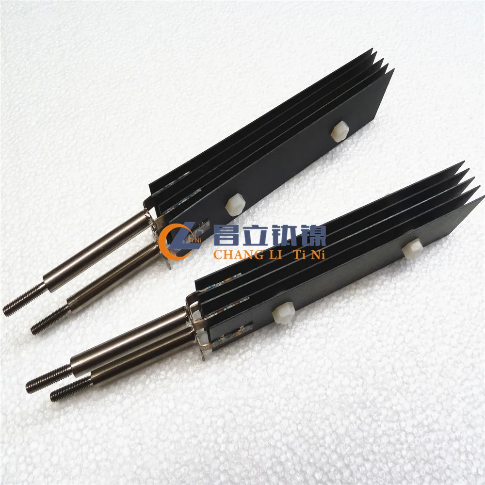 ruo2 iro2 coated mmo titanium anode for swimming pool