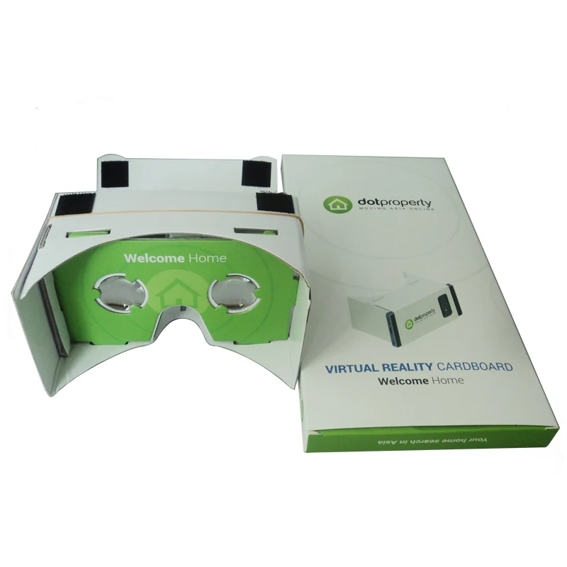 2021 September Promotional 10% Off High Quality New Design Google cardboard VR 3D Glasses Set