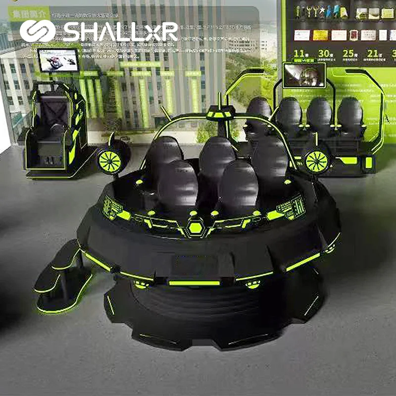 ShallxR VR Immersive Upgrade 720 Rotation Motion Chair 5 Players VR Game Machine Full Set