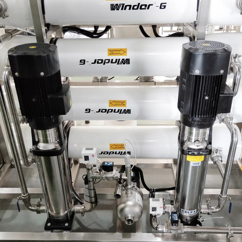 Used RO Water Treatment Machine with Steel Pump and Membrane PLC Control Plant Water Treatment Chemicals System