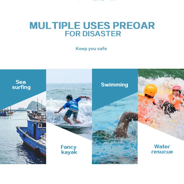 Custom Light Wakeboard Impact Vest PVC/EPE Foam Buoyancy Aid Life Jacket  PFD Kayak Water Park Neoprene Adults Lifejacket Ves