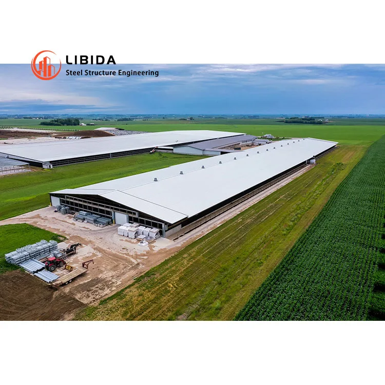 Prefab Metal Farm Shed Building Agricultural Steel Structure Construction Material for Chicken House/Horse Barn