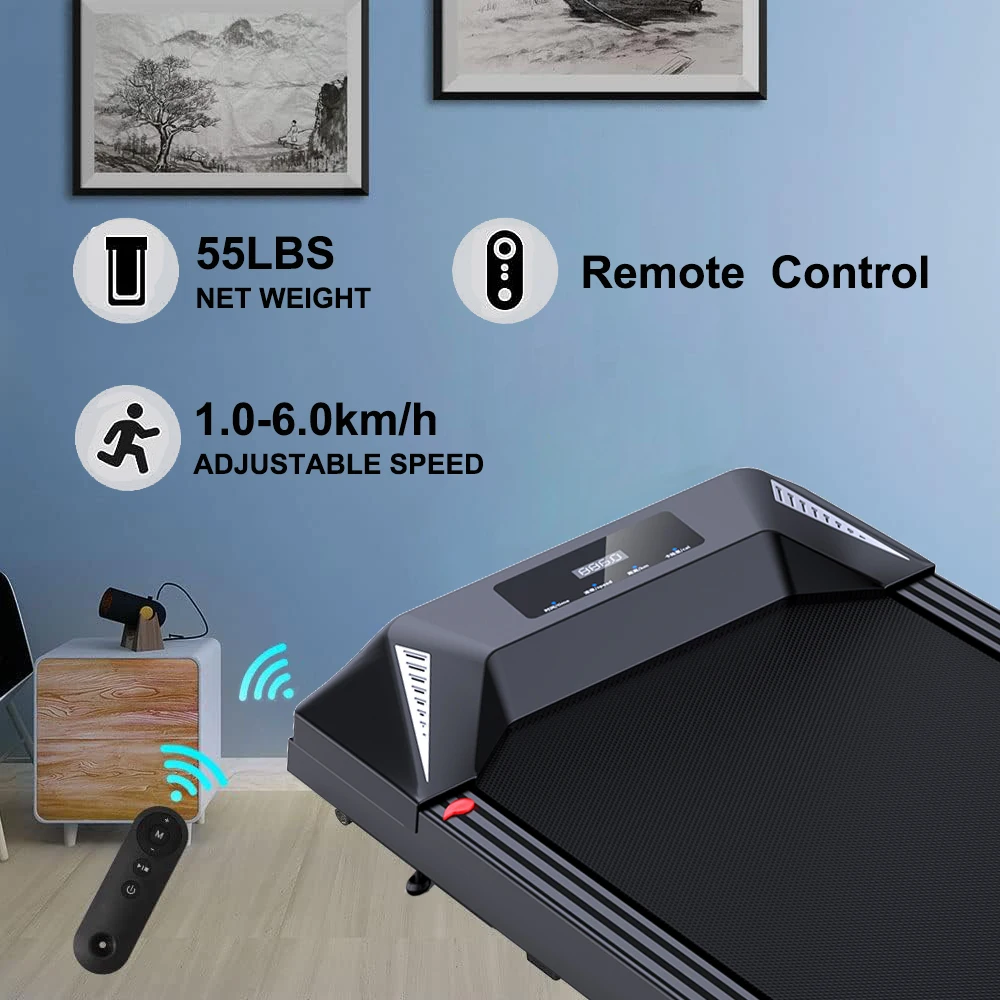 YUNPAO Mini Electric Manual Tredmill Home Foldable Portable Folding Walking Pad  Treadmill Machine Motor