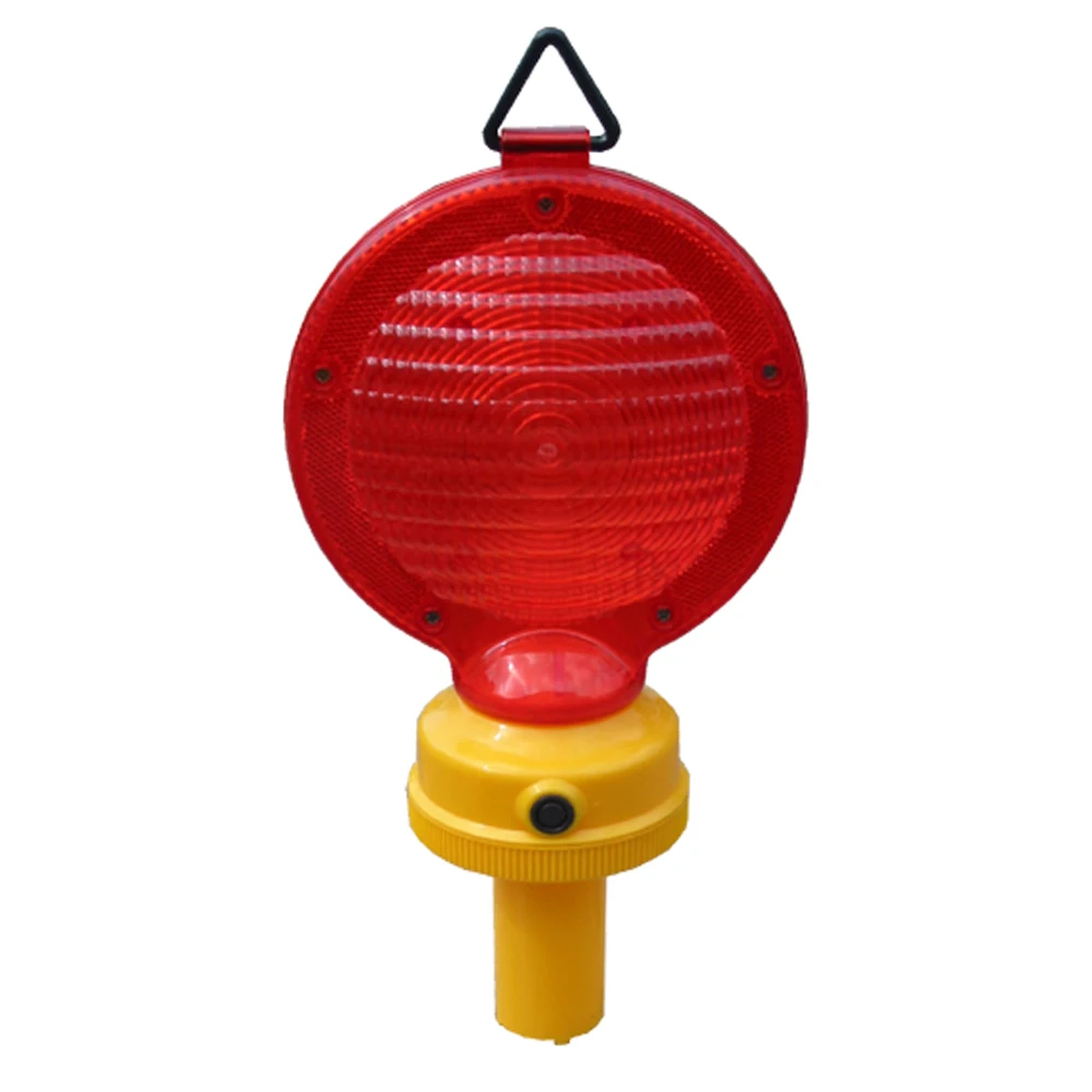 R20 battery warning flashing lamp industrial hazard blinker lighting for traffic cones