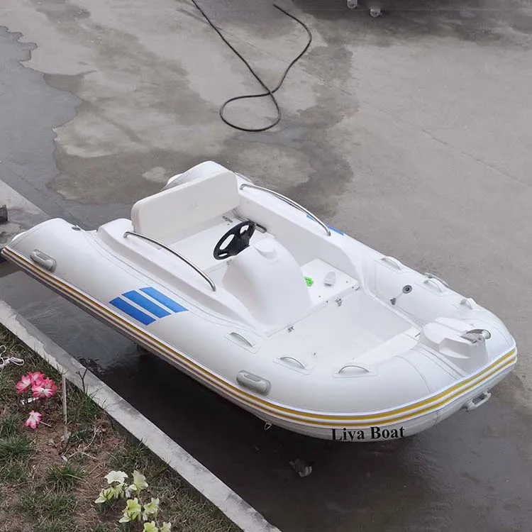 Liya yacht luxury boat with 3.3m mini powerboat with outboard motor for sale