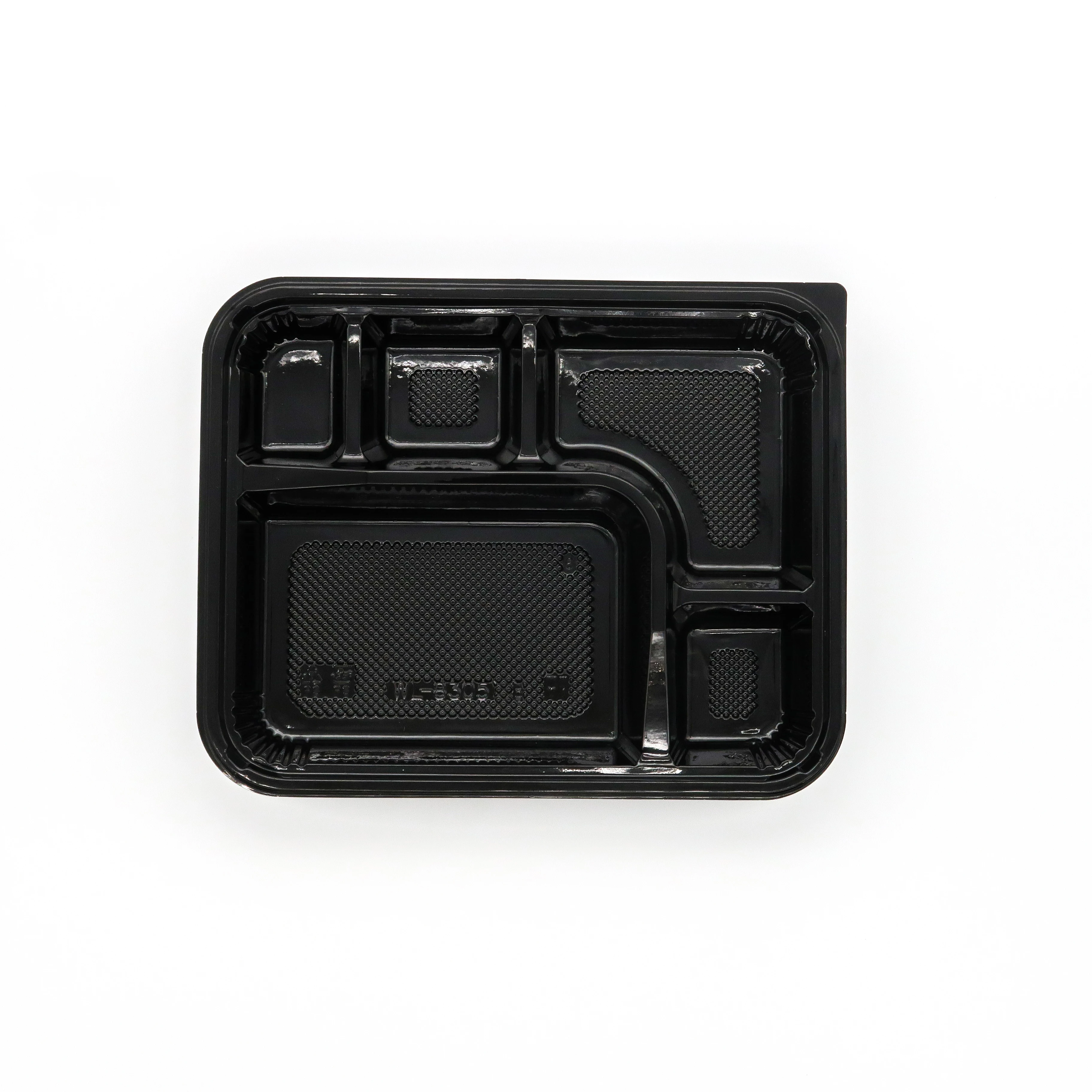 China Custom Classic Travel Clear Stackable Square Reusable Food Container Recycled Plastic Bento Lunch Box