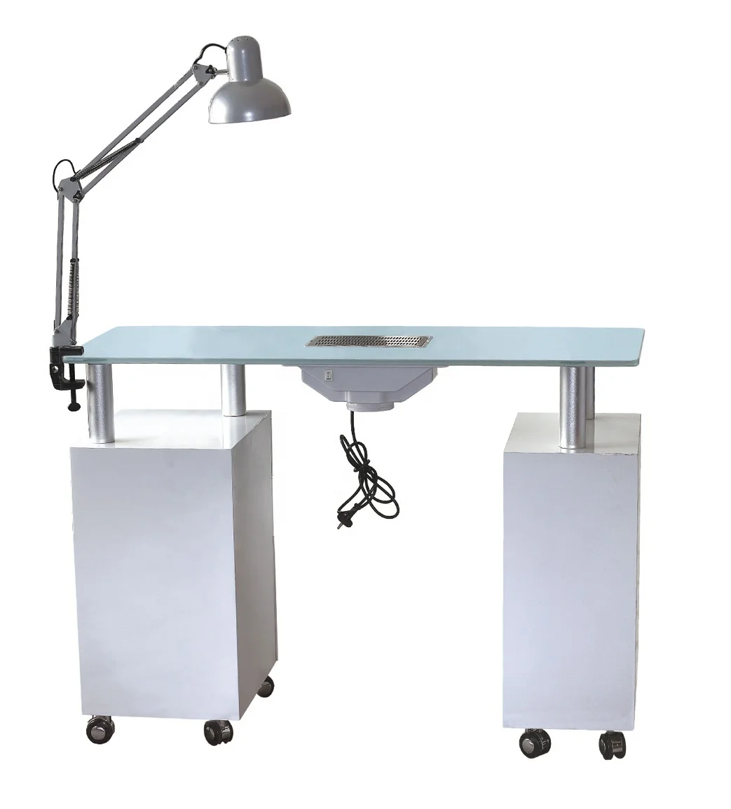 nail manicure table with vent / nails table salon manicure