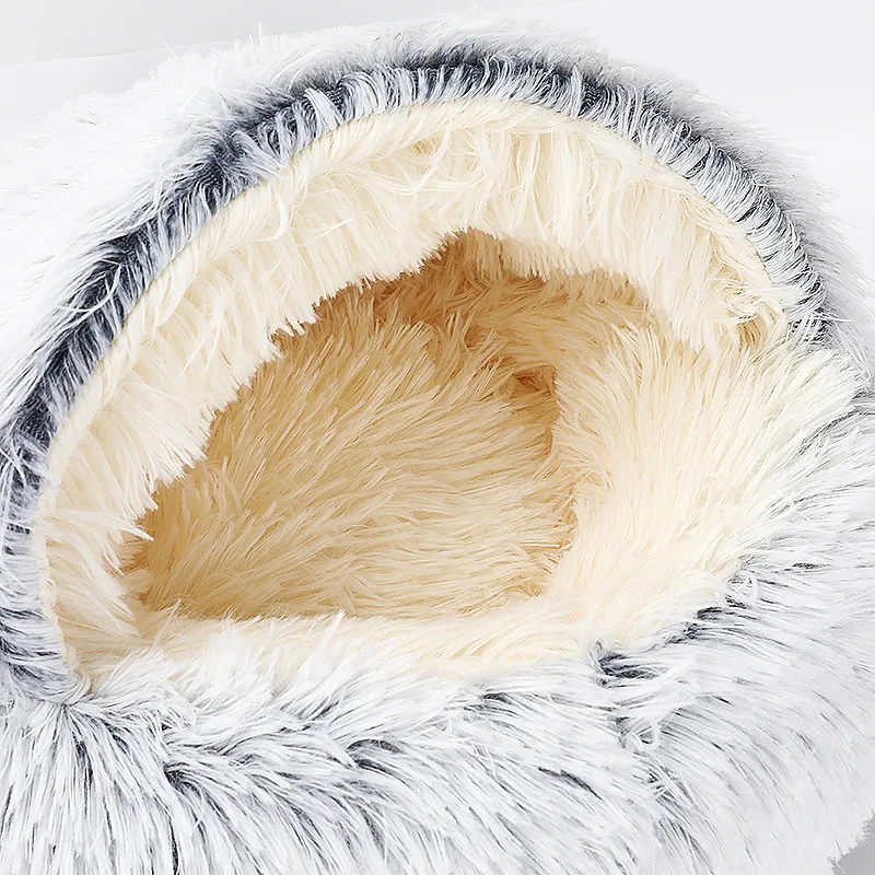 Custom Removable Washable Round Bed for Small Medium Pets Soft  Bed Sofa House Cat Beds