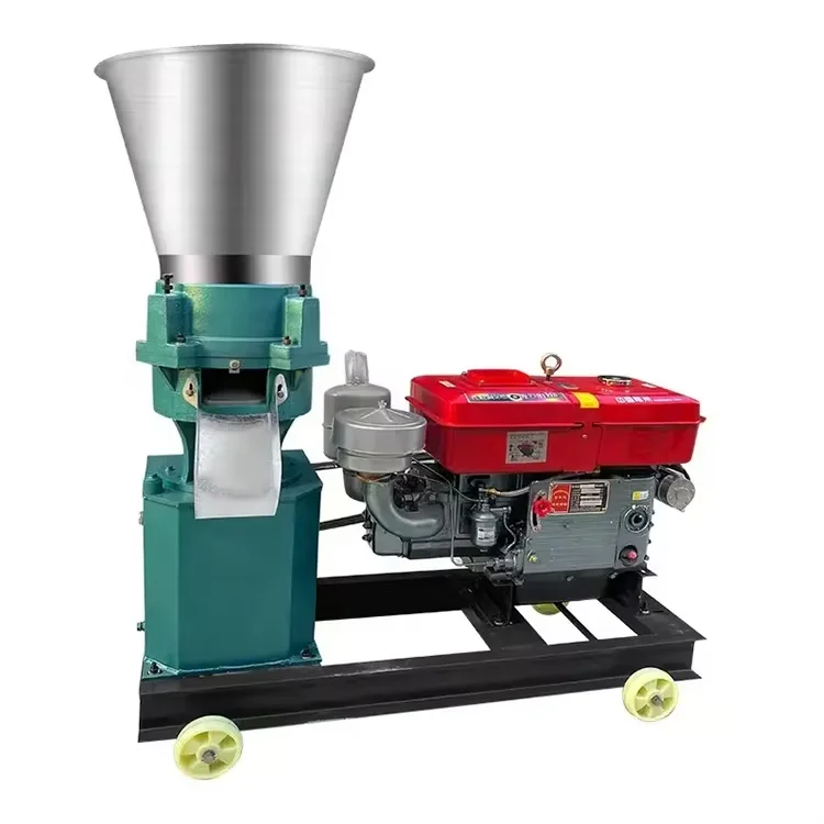 Poultry Pig Chicken Bird Fodder Pelletizer/Forage Pellet Mill/Animal Feed Pellet Making Production Line