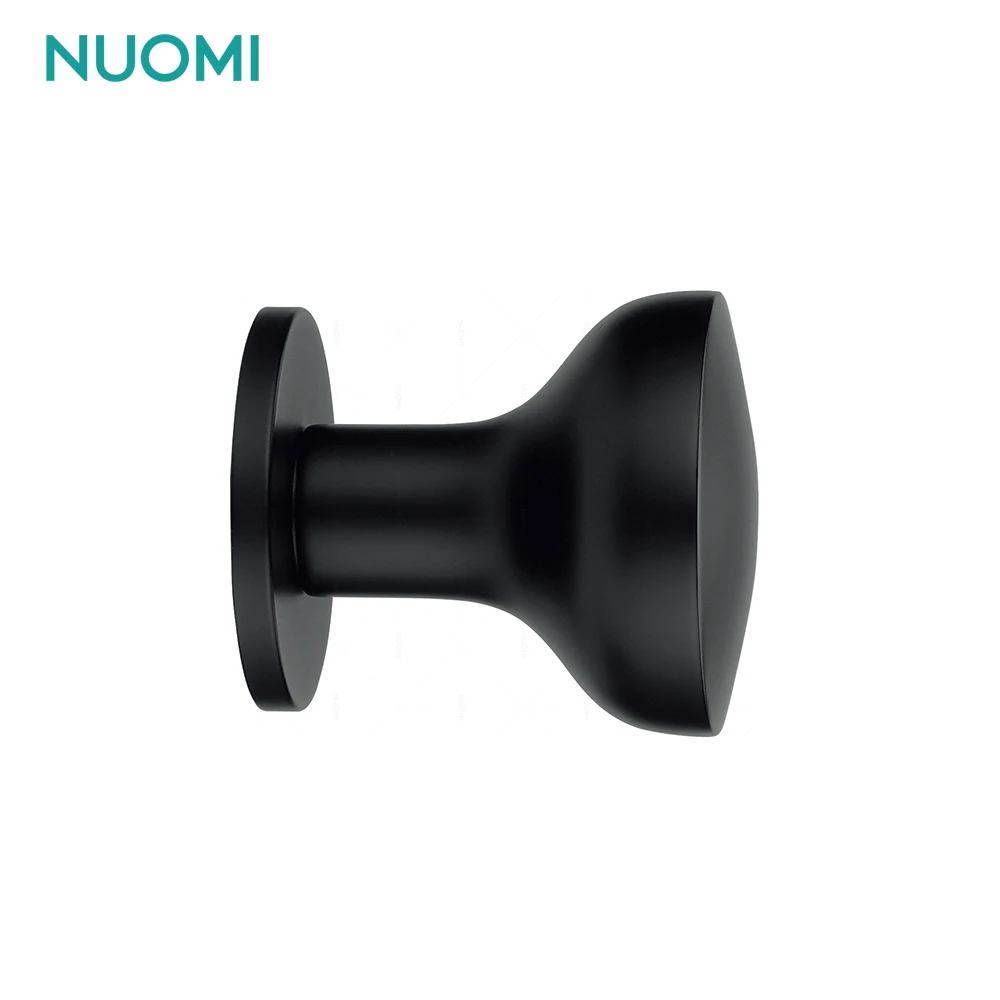 NUOMI Round Metal Door Handle Modern Wooden Door Accessories Zinc Alloy Knobs Black Gold Interior Door Handle Lock