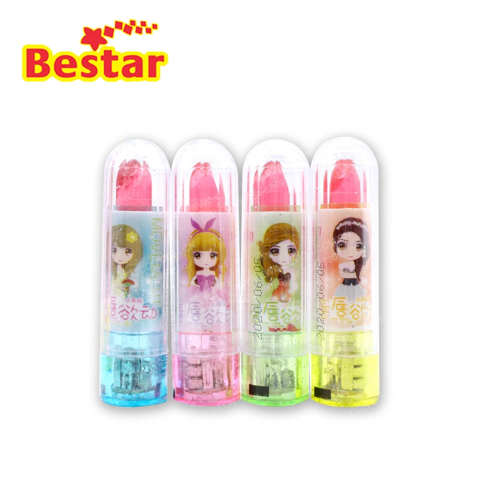 Fruity Flavor Lipstick Shaped Candy Toy Hard Candy