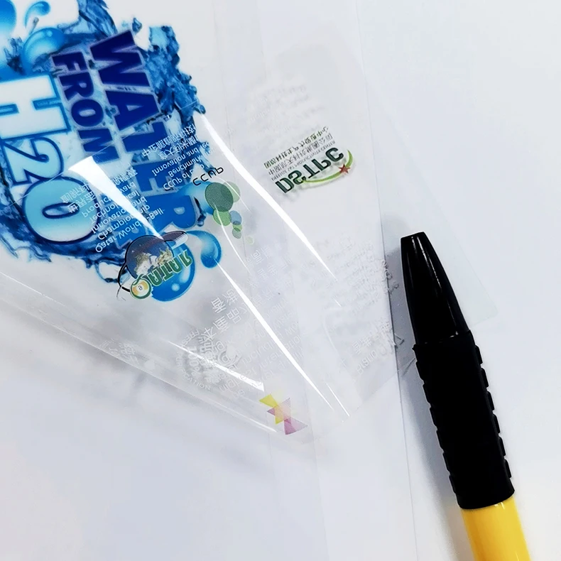 Waterproof Vinyl Transparent Packaging Custom Logo Labels Stickers
