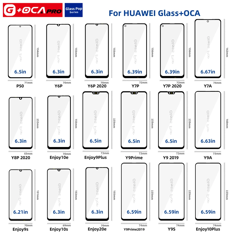 OCA стекло для iPhone оптом Переднее мобильного телефона с