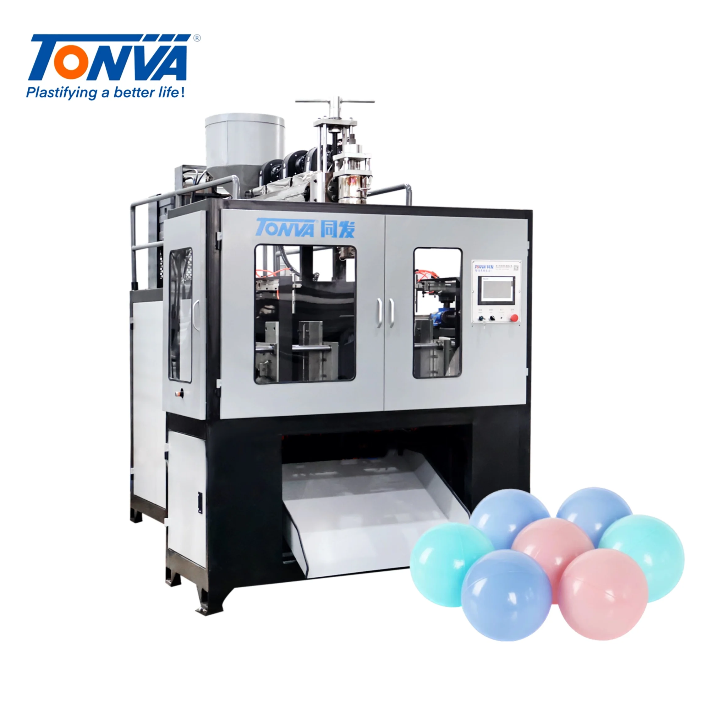 cheap plastic toy ball blow molding making machine