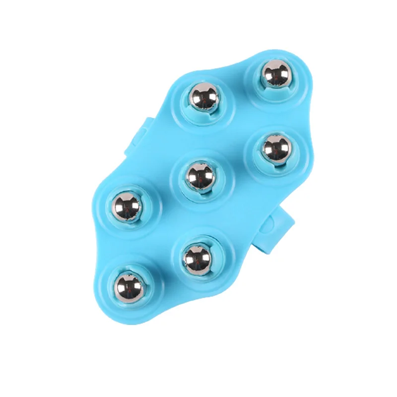 Roller Ball Body Massage Glove Anti Cellulite Muscle Pain Relief Massager Neck Back Shoulder Leg Massage Stovepipe Meridian Brus