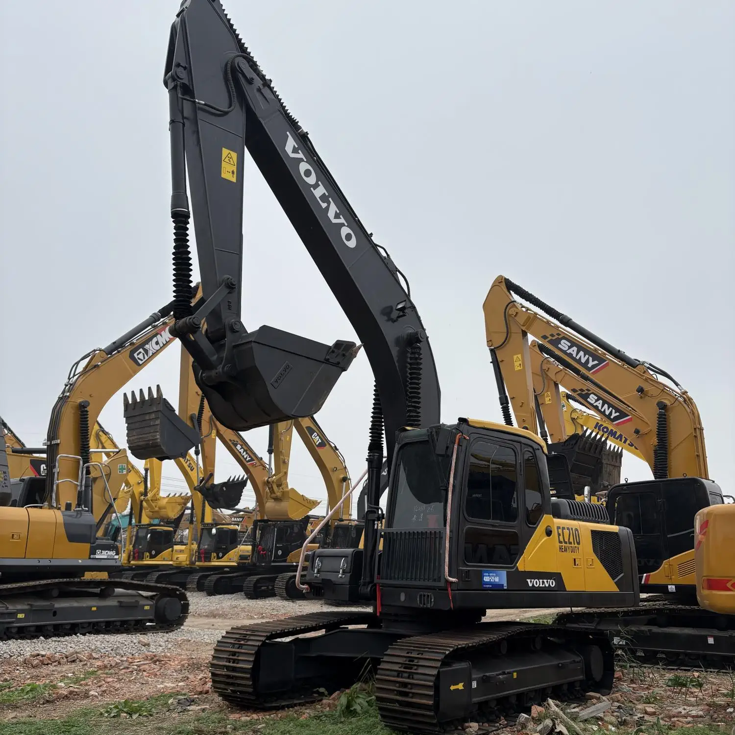 Original Crawler Excav VOLVO Used EC210 Excavator Machine Digger Excavator