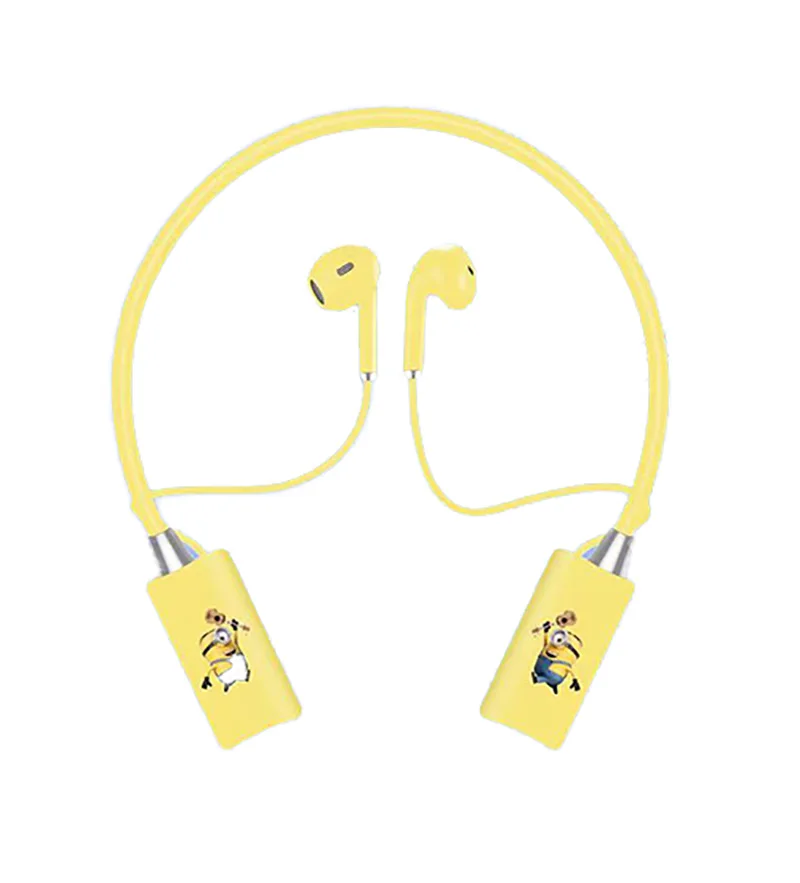 Новый дизайн Мультяшные наушники TWS шеи подвесные спортивные беспроводные наушники bluetooth