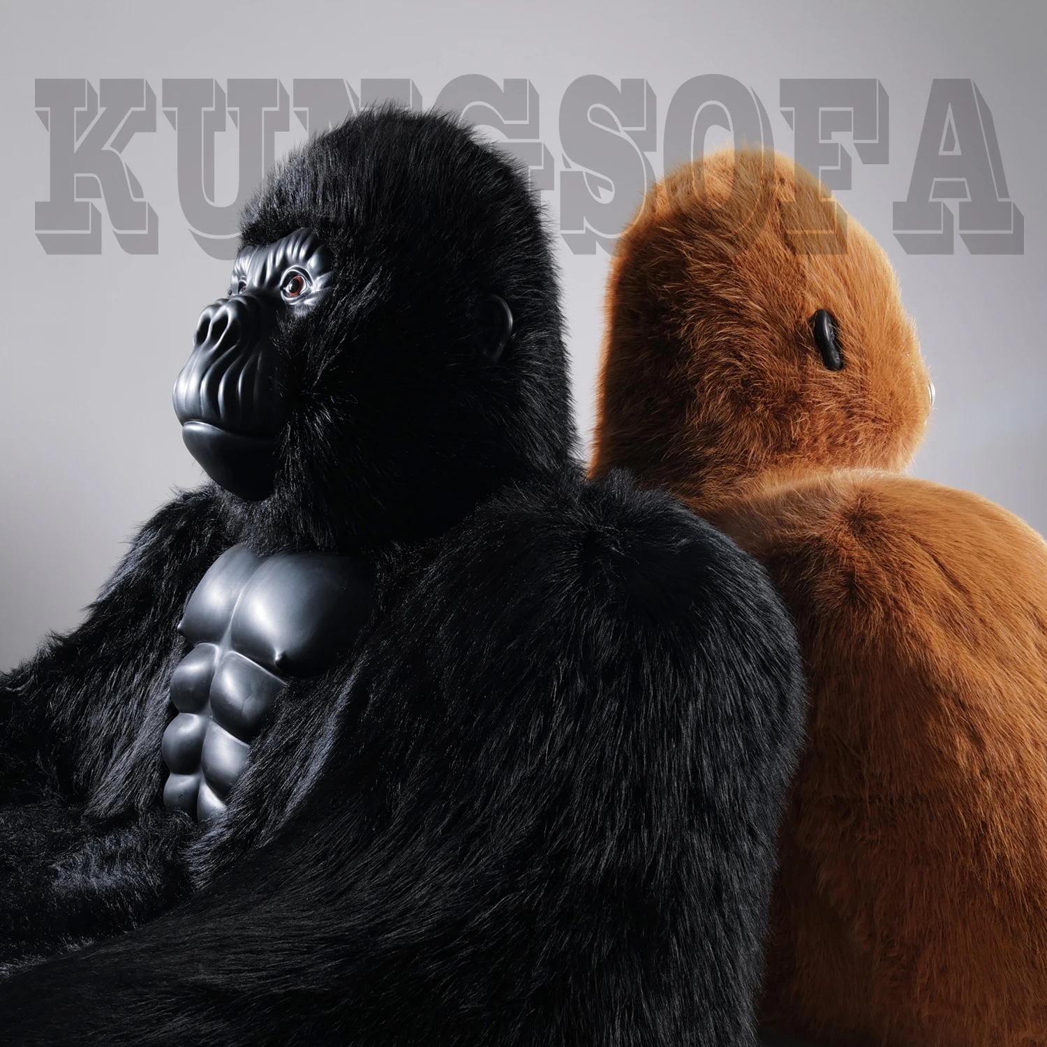 Factory Animal Shaped style 2025 cheap price realistic and comfort Giant Gorilla sofas King Kong Funny Furniture