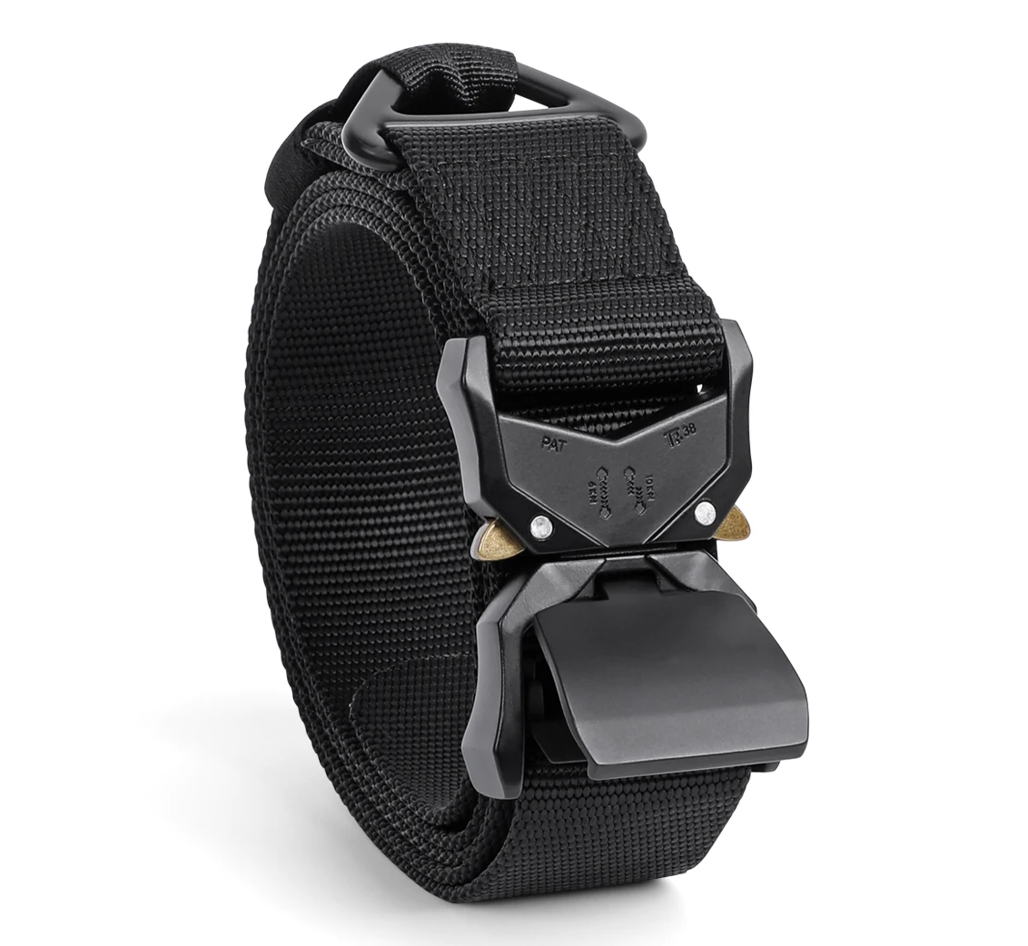 NEW V-Ring Sturdy Duty Instrutor Custom Logo Tactical Riggers Belt Designer Nylon Fabric Men Belt For Adventure