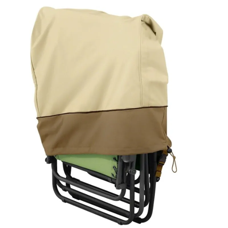 Dustproof Custom Patio Folding Lounge Chair Cover