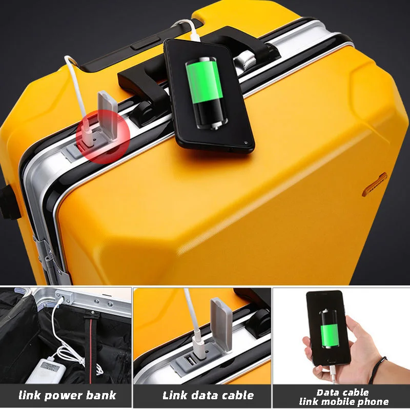 Excellent Value Aluminum Frame Carryon Luggage 20 Inch Luggage Aluminum Travel Suitcase China Factory Price Wholesales