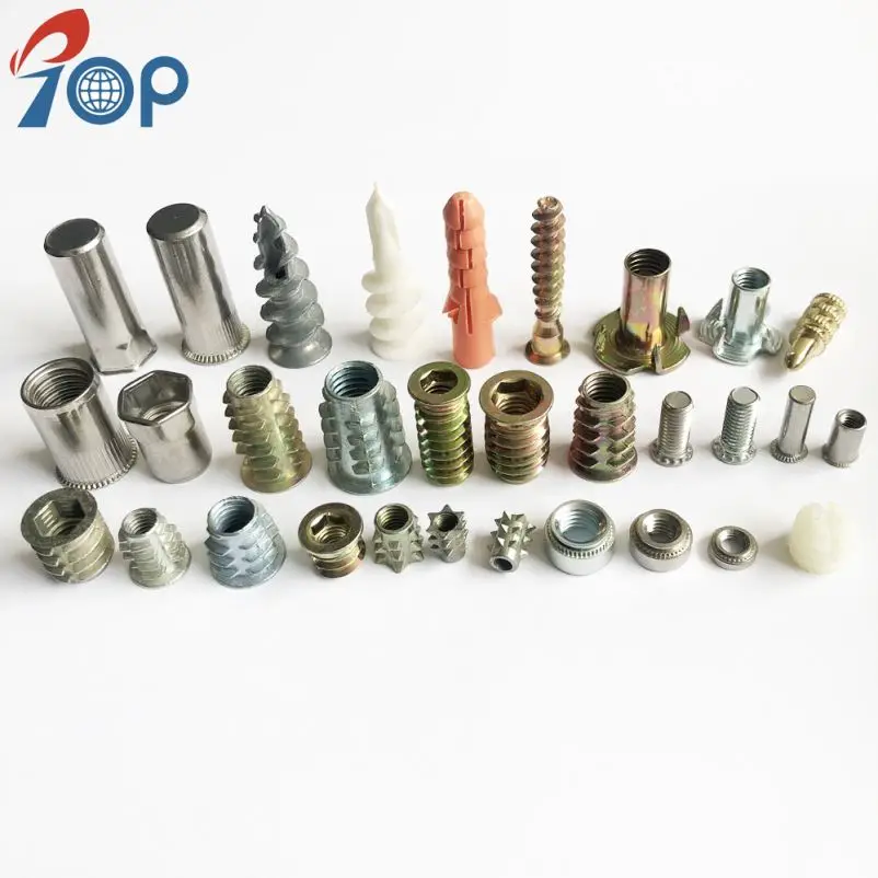 
Steel Blind End Hex Furniture Wood Insert Nut with Internal Thread 