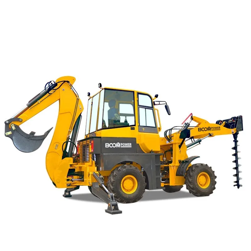Good selling mini front loader backhoe 4X4 backhoe wheel loader for sale