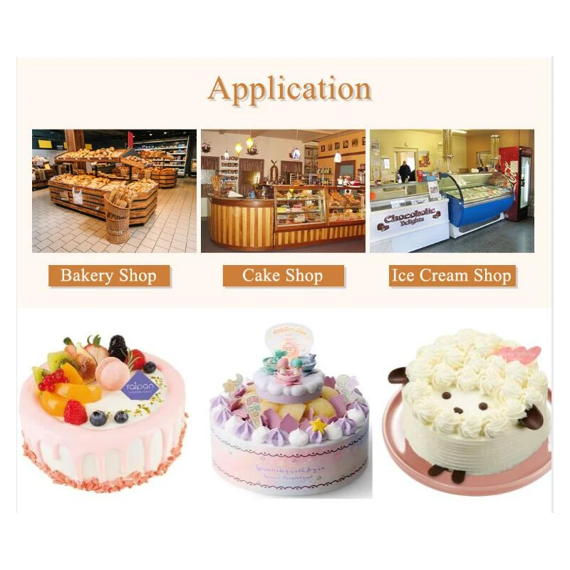 Commercial Round Cake Decorating Machine Cake Bread Cream Smearing Spreading Machine Easy to Operate