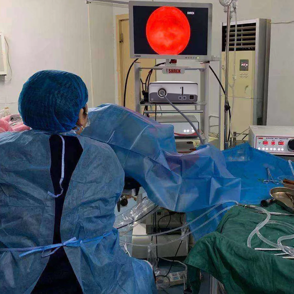 Chenwei Portable LED Fiber Optical Endoscope Microscope with Cold Light Optimal Lighting Source Medical Operations ENT Light