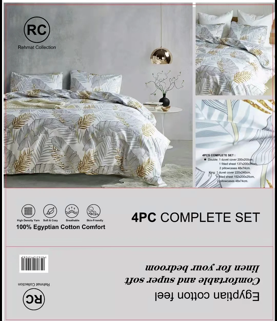 Modern pattern stylish colorful printed Duvet cover