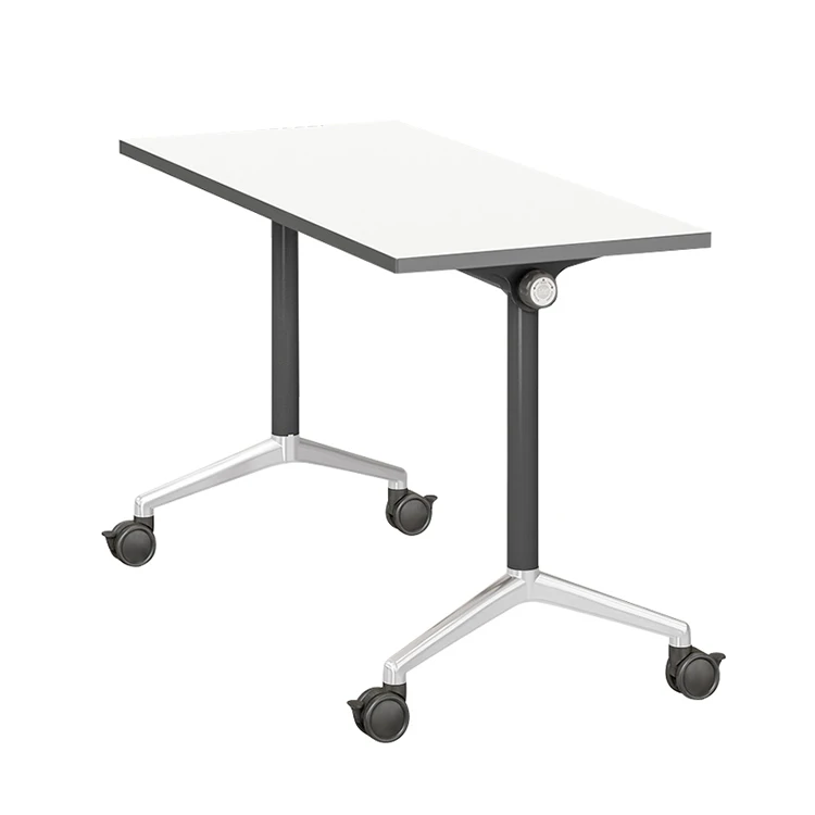  Wholesale Modern Metal Mobile Wooden Schools Meeting Conference Room Foldable Training Table Desks
